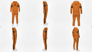 Ensemble jogging et sweat à capuche pour homme, design personnalisé, tenue de sport décontractée unisexe - Product Image 6
