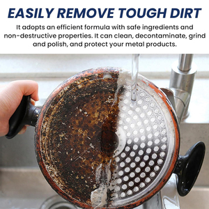 AJYF Multi-purpose Stain <b>Removal</b> Cream Pot Scrubbing Rust Scrubbing Stainless Steel Cleaner - Product Image 4