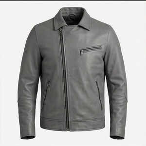 Veste de moto en cuir véritable pour homme de qualité supérieure, nouvelle arrivée, vestes de moto d'hiver, protections amovibles, personnalisables - Product Image 1