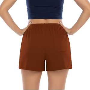 Summer Wear Women Shorts High <b>Waist</b> Dark Wash 100% Cotton <b>Elastic</b> <b>Waist</b> Quick Dry Breathable Comfortable Fit Casual Daily Use - Product Image 4