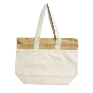 Custom design cheap summer canvas bag Reusable Grocery Shopping Foldable Canvas Cotton Shopping Bag