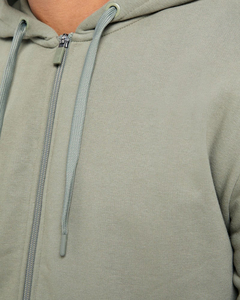 Sweat-shirt à capuche léger pour homme, coupe régulière, avec fermeture éclair frontale et cordon de serrage réglable, personnalisable avec logo, vente en gros, meilleure vente, haute qualité - Product Image 6
