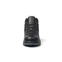 Bottes de sécurité industrielles noires en acier composite, respirantes, en maille, antidérapantes, résistantes aux perforations, en cuir, antistatiques