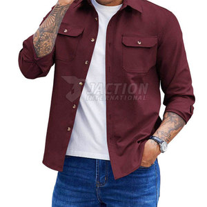 เสื้อเชิ้ตยีนส์ผู้ชายแบบแห้งเร็ว ขายส่ง มีไซส์ใหญ่พร้อมส่ง เสื้อเชิ้ตยีนส์ผู้ชายสั่งทำพิเศษ - Product Image 2