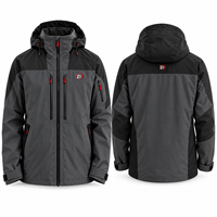 Veste technique imperméable à capuche pour homme, coupe-vent, pour activités de plein air, fabrication OEM, marque privée