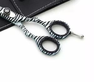Ciseaux de coiffure professionnels pour barbier, pour droitiers, lames ultra-affûtées 440C, légers, avec repose-doigts détachable - Product Image 2
