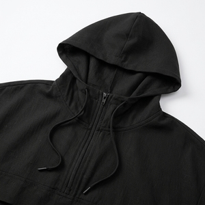 Chaqueta de Alta Calidad para Mujer, con Capucha, Resistente al Viento, Manga Larga, Color Sólido, Cierre de Cremallera, Estilo Utilitario, para Otoño - Product Image 6