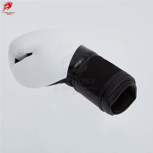 Professional Leather Boxing Gloves For Muay Thai Kickboxing High Density <b>Foam</b> <b>Padding</b> Training Gear - Product Image 2