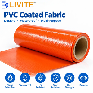 Bâche imperméable en tissu enduit PVC ignifuge 1000D 650GSM haute résistance pour camion et tente - Product Image 5