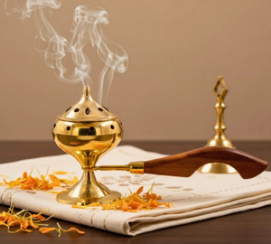 Quemadores de Incienso Religiosos Tradicionales de Latón Ecológicos, Funcionales, Decorativos, Espirituales, para el Hogar, Meditaciones - Product Image 2