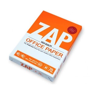 Expédition en gros de papier de bureau ZAP A4, papier copie 100% blanc premium pour importateurs, avec conditions d'approvisionnement et emballage fiables - Product Image 1