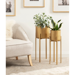 Soporte de Hierro para Macetas con Acabado Pulido Moderno de Primera Calidad, Soporte Decorativo para Plantas, Duradero, Ligero, Fácil de Mantener, para Interiores y Exteriores - Product Image 2
