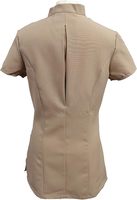 Tunique personnalisée pour femmes, uniforme de salon confortable en polyester, coton et élasthanne, pour SPA, beauté, manucure, massage, infirmière, cabinet médical