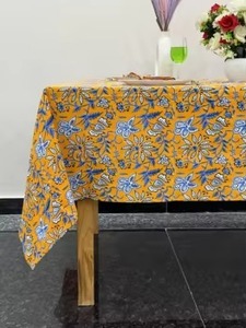 Cotton Farmhouse Decor Floral Custom Size <b>Square</b>/Rectangle <b>Tablecloth</b> Premium Quality Handmade Modern Wedding Theme Dinner Table - Product Image 4