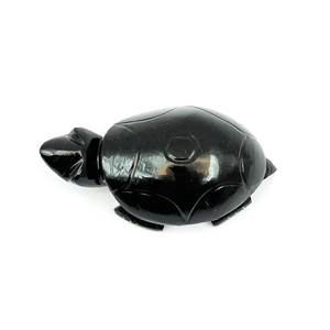 Chakralume Natural Black Obsidian Tortoise Carving Turtle Healing <b>Crystal</b> for Reiki Feng Shui Decor Wholesale - Product Image 4