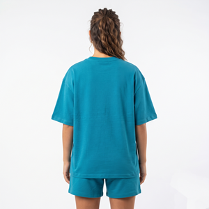 Ensemble décontracté d'été personnalisé pour femme : T-shirt ample en coton et short, deux pièces confortables - Product Image 6