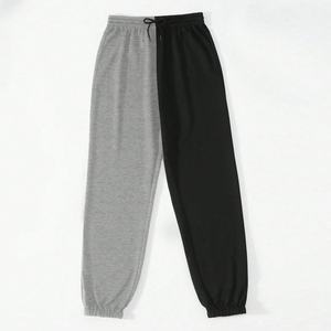 กางเกงจ็อกเกอร์ผ้าขนแกะคอตตอน100% ด้านหน้าแบนเอวสูงมีเชือกรูดซักได้สำหรับฤดูหนาวปรับแต่งได้ - Product Image 2