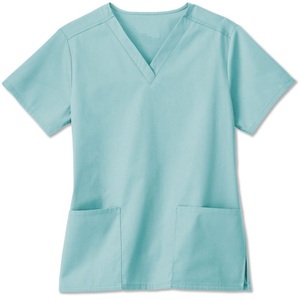 Unisex <b>Tunic</b> Shirt Scrub Sets Healthcare Doctor <b>Nurse</b> NHS Hospital Short Sleeves Medical Uniform Spandex Knitted - Product Image 4
