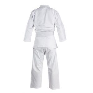 Tenue de Judo Arts Martiaux Personnalisée avec Logo Brodé – Ensemble Veste et Pantalon Kimono Blanc 100% Coton Séchage Rapide Respirant Unisexe Adulte - Product Image 2