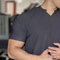 T-shirts pour hommes avec logo personnalisé, 100 % coton, écologiques, coupe décontractée, en vente à bas prix
