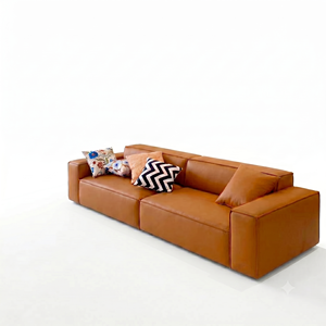Elegant Two Seat Couch 220x90cm Wooden <b>Frame</b> Foam Fabric Sofa Minimalist Vietnam Design - Product Image 6