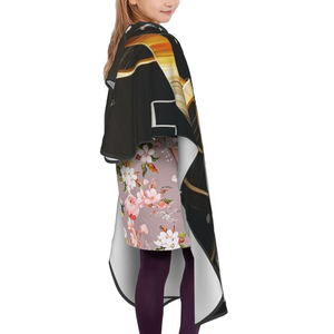 Capa de Barbero para Niños Pequeños, Tela de Corte Profesional para Salón, Alta Calidad, Venta al por Mayor, Personalización de Marca OEM ODM 2026 - Product Image 2