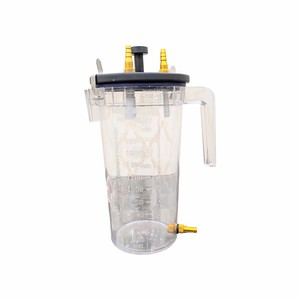 Recipiente de Acero Inoxidable para Recolección de Grasa, Autoclavable, Manual, de 2000 ml, con Soporte, para Liposucción, Succión Quirúrgica, Clínicas Cosméticas - Product Image 1