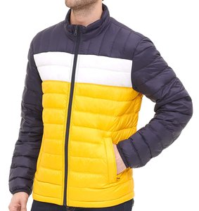 <b>Top</b> Quality Custom Logo Nylon Winter Quilted Puffer Jacket Plus Size Unisex Breathable Men's Jackets - Product Image 3