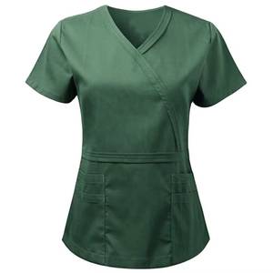 Tenues d'infirmière, uniformes d'hôpital, tissu polyester, blouses médicales pour femmes - Product Image 3