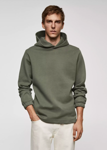 Vente en gros de sweats à capuche pour hommes, unis, décontractés, grammage lourd 450-500 g/m², en molleton bouclette 100% coton de haute qualité, brodés - Product Image 4