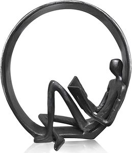 Juego de Sujetalibros con Forma de Escultura Moderna, Soporte para Libros Decorativo Minimalista, Organizador de Escritorio para Oficina y Hogar - Product Image 2