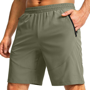 Shorts de sport pour homme 100% coton, motif uni, respirants, avec poches, taille 6XL, pour entraînement et fitness. - Product Image 1
