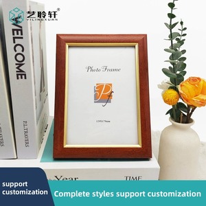 High Quality <b>Rustic</b> Simple Wood <b>Photo</b> <b>Frame</b> Rectangle Home Decor Desktop Display with Certificate Holder - Product Image 2