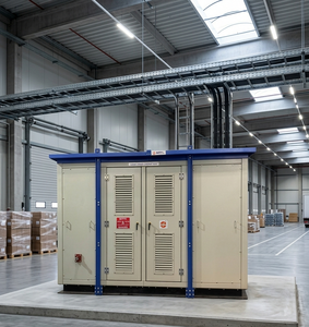 สถานีไฟฟ้าสำเร็จรูปขนาด 400 kVA แบบระบายความร้อนด้วยน้ำมัน แรงดัน 20kV 400V ขดลวดทองแดง ฉนวนกันความร้อนระดับ A ระบบระบายความร้อนแบบ ONAN ONAF ยี่ห้อ HT LT - Product Image 5