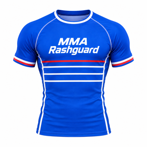 Vêtements de sport MMA, vêtements de combat BJJ, maillot de grappling, rashguard de compression, rashguard en gros, fabricant de rashguards, application personnalisée MMA - Product Image 1
