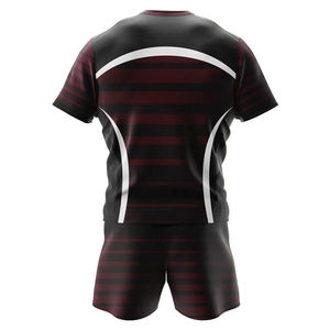 Tenues de rugby robustes, ensemble idéal pour l'entraînement quotidien et les matchs officiels, offrant une coupe confortable et une longue durée de vie. - Product Image 3