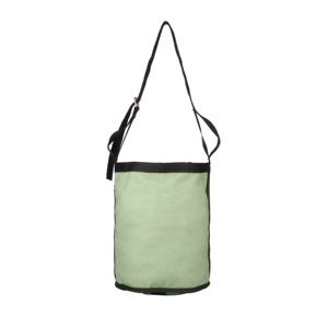 Green <b>Canvas</b> Horse Feeding Bag Durable Nose Feed Bag Adjustable Strap Oval Leather Patch Portable Horse Feed Bag - Product Image 4