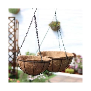 Cestas Colgantes de Pared con Ganchos de Cadena CoCo, Recubiertas, Duraderas, Ligeras, para Interiores y Exteriores - Product Image 2