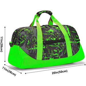 Grand sac de sport pour équipement d'entraînement, sac de sport pour baseball, basketball, football, soccer, sac de voyage avec compartiment pour ballon - Product Image 5