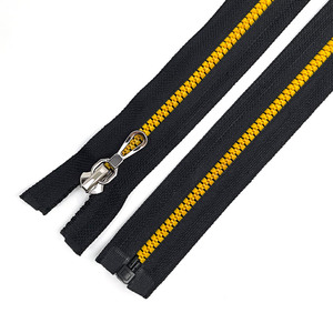 Nouvelle conception de fermeture éclair en résine à glissière libre en plastique cylindrique à verrouillage automatique 5 #   pour vestes - Product Image 6
