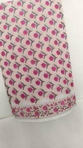 Tela de Voile 100% Algodón Puro con Estampado Floral a Mano, Suave y Transpirable, por Metro, para Confección de Vestidos de Niña - Product Image 2