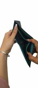 WRIZA Black and Petrol Cow Leather <b>RFID</b> <b>Blocking</b> Bifold <b>Wallet</b>-Durable Slim Daily Use Handcrafted Genuine Leather Gift - Product Image 6