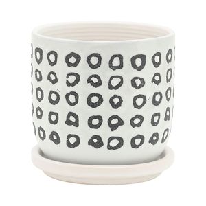 5/6 \ "Đen <span class=keywords><strong>Aztec</strong></span> trồng với chiếc đĩa S/2 bộ sưu tập chậu hoa & trồng - Product Image 2