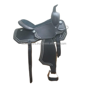 Cómodo Fancy Stitch Horse Western Barrel Racing Saddle Real Herman Oak Leather Saddle a precios de mayorista a granel - Product Image 1
