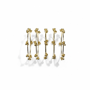 Designer Rain Drop Crystal Rhinestone Imitation Pearl Bridal <b>Bangles</b> <b>Set</b> for Women's Wedding Party Wear - Product Image 2