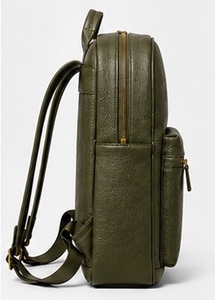 <b>Black</b> Genuine Leather Vintage Mens Business Travel Laptop <b>Backpack</b> <b>Waterproof</b> Anti-Theft Winter Polyester Zipper Portable - Product Image 5