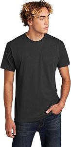 T-shirt Unisexe Noir en Coton et Fibre de Bambou, Col Rond, Manches Courtes, Surdimensionné, Respirant, Écologique, Personnalisable, Vente en Gros - Product Image 2