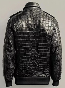 Veste en cuir véritable épaisse, faite à la main, de style streetwear, pour un usage quotidien, veste de moto, vêtement d'extérieur haut de gamme - Product Image 4