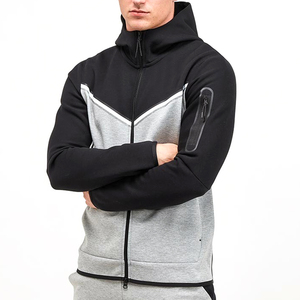 Ensemble de survêtement sportif pour homme de qualité supérieure, à capuche, avec cordon de serrage, respirant, séchage rapide, léger, 100% coton, design 2-en-1 - Product Image 6