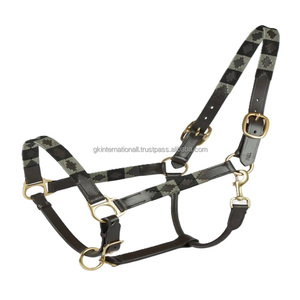Premium Quality Genuine Leather Horse Riding English Western Style Accessories Leather Polo <b>Halter</b> for Western Saddle - Product Image 5